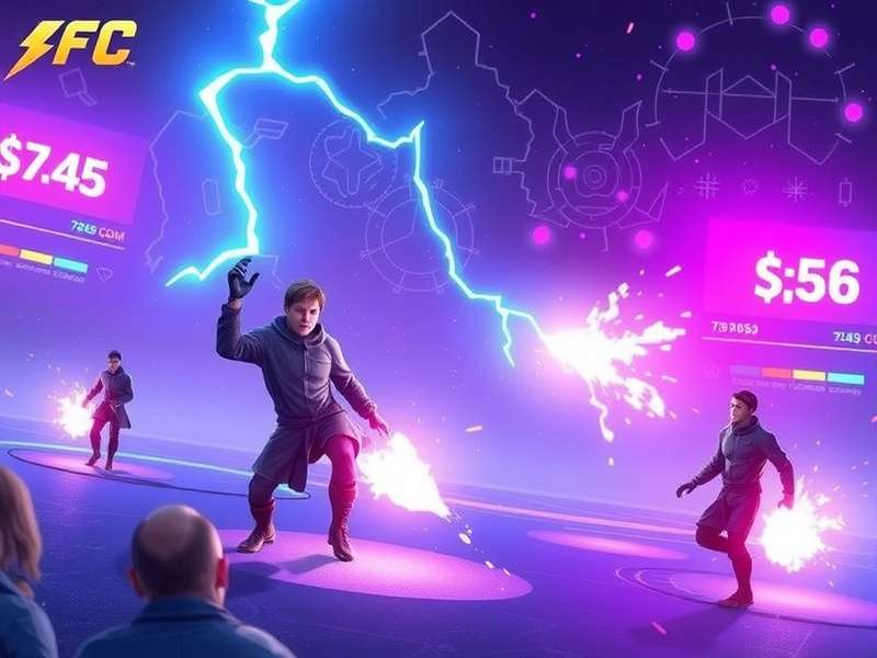 Colorful Holi celebrations in the game Lightning Striker FC Holi Event